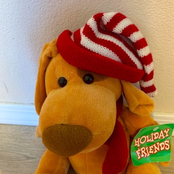 NWT Holiday Friends 2004 Puppy Dog Christmas Plush - Picture 3 of 4